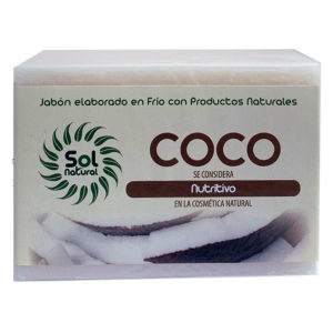 JABÓN NATURAL DE COCO SOL NATURAL 100G